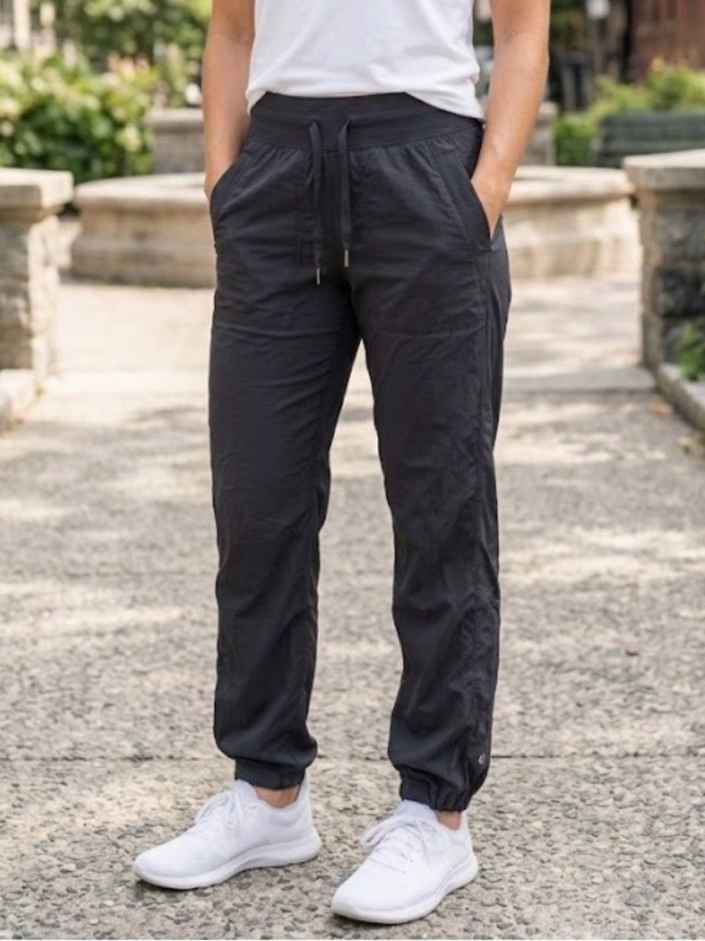 lululemon Black Drawstring dance studio Pants